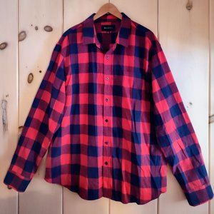 Brave Man Plaid Button-down